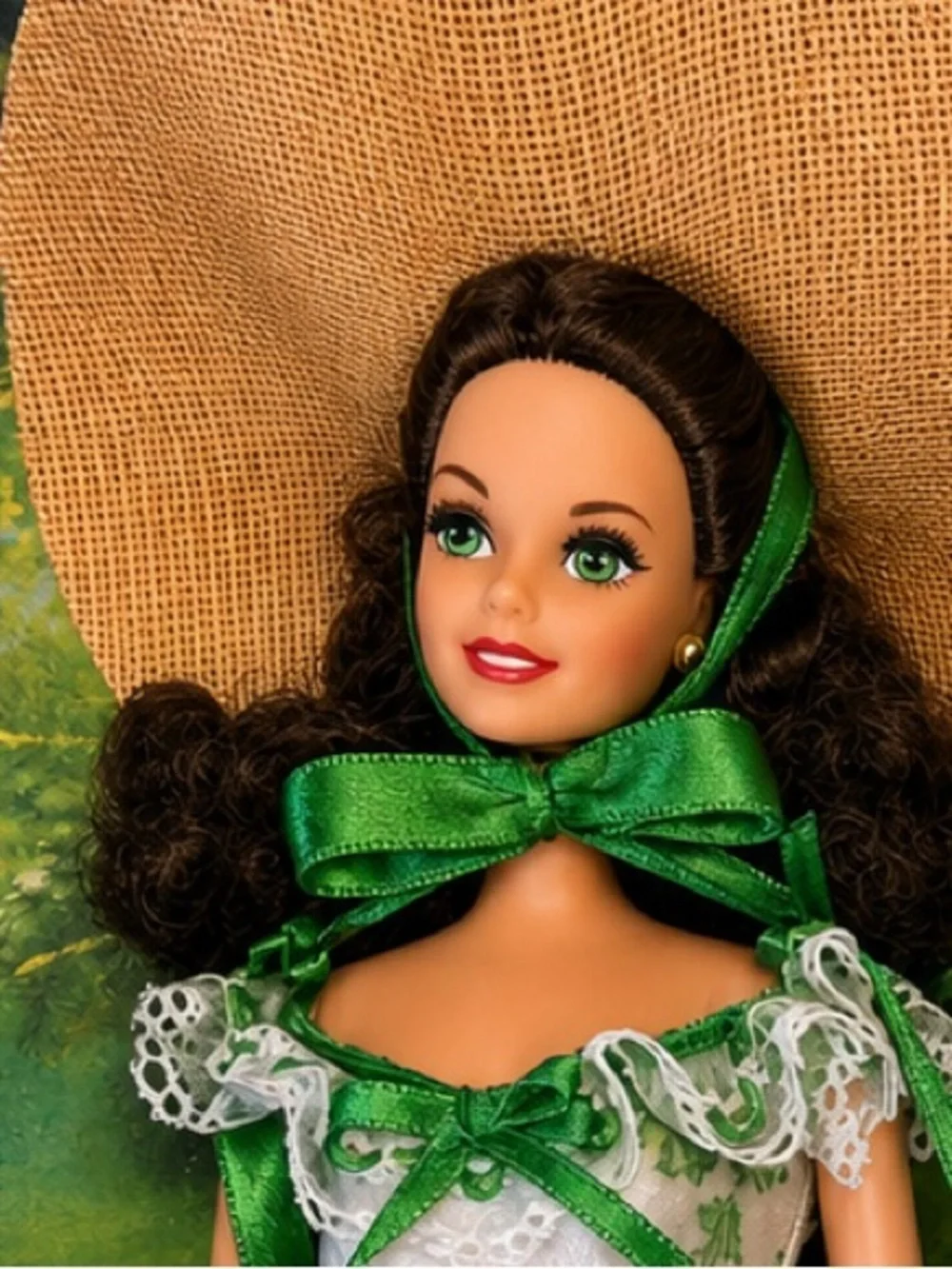 1994 Mattel Barbie as Scarlet O’Hara Gone with the Wind Doll Hollywood Legends